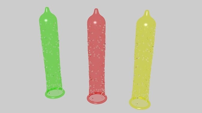 CONDOM 3D Model vaginal sex toy 3D model
