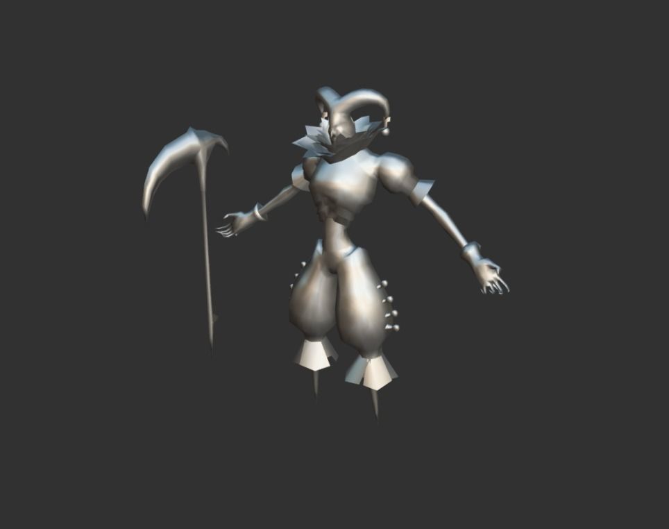 Ghost Crown Mutant Low-poly 3D model_4