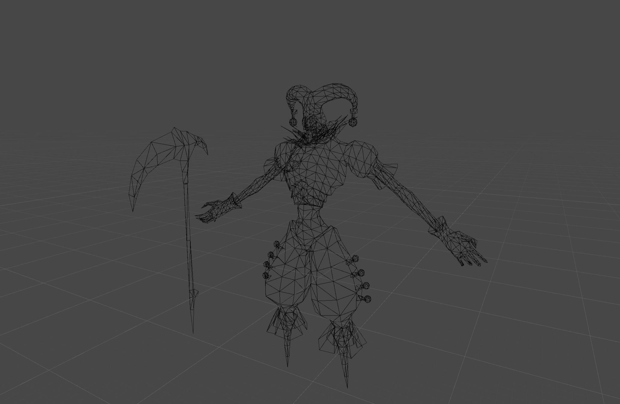 Ghost Crown Mutant Low-poly 3D model_7