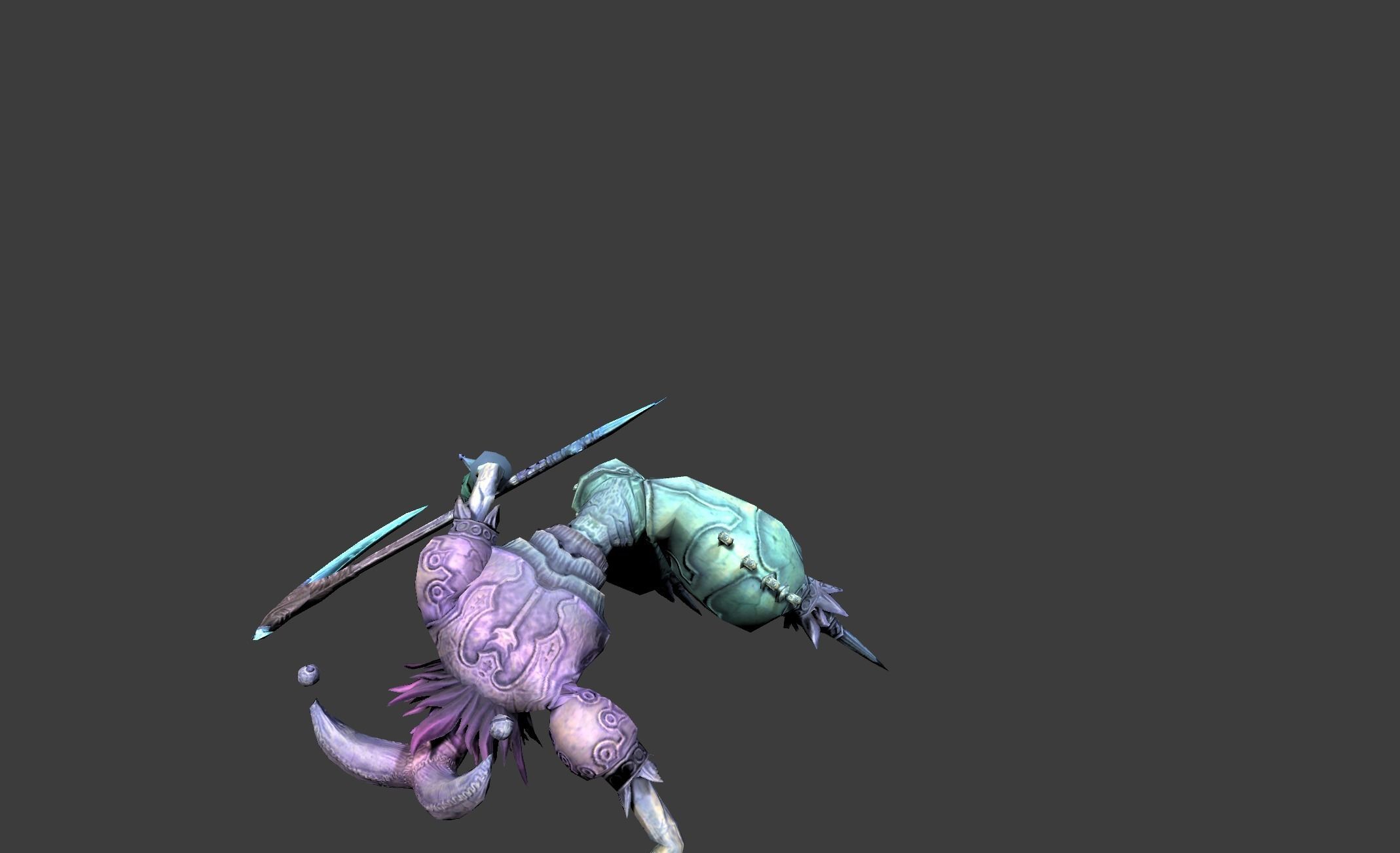 Ghost Crown Mutant Low-poly 3D model_15