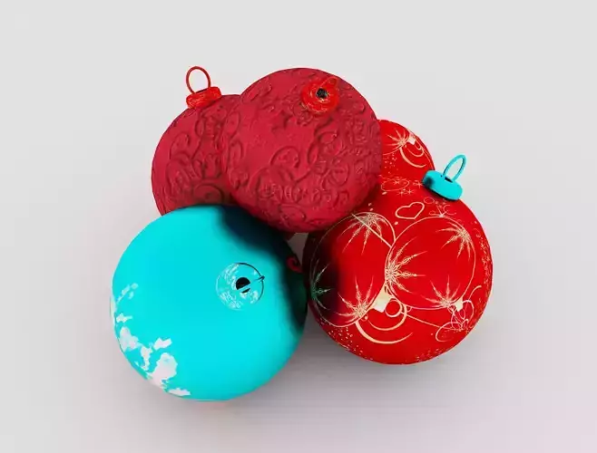 Christmas  Ball f4a 3D model
