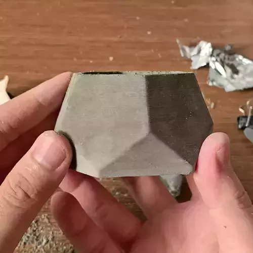 Minimalist Succulent Planter Pot - 3D printed mold