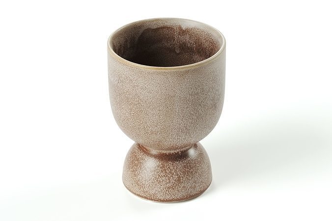 Madam Stoltz - plant pot powder m size 3D model