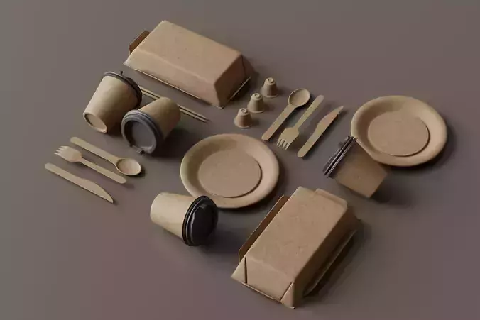 eco friendly tableware collection