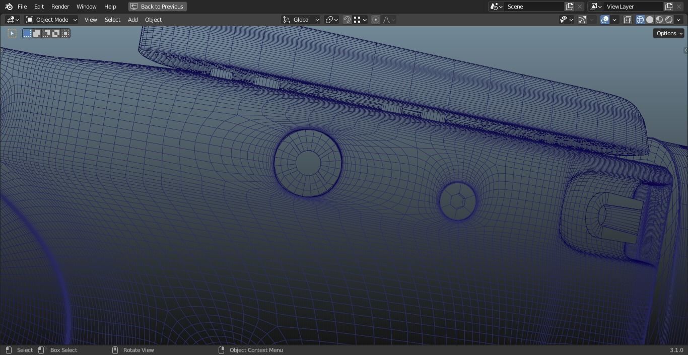 AWM sniper rifle 3D model_11