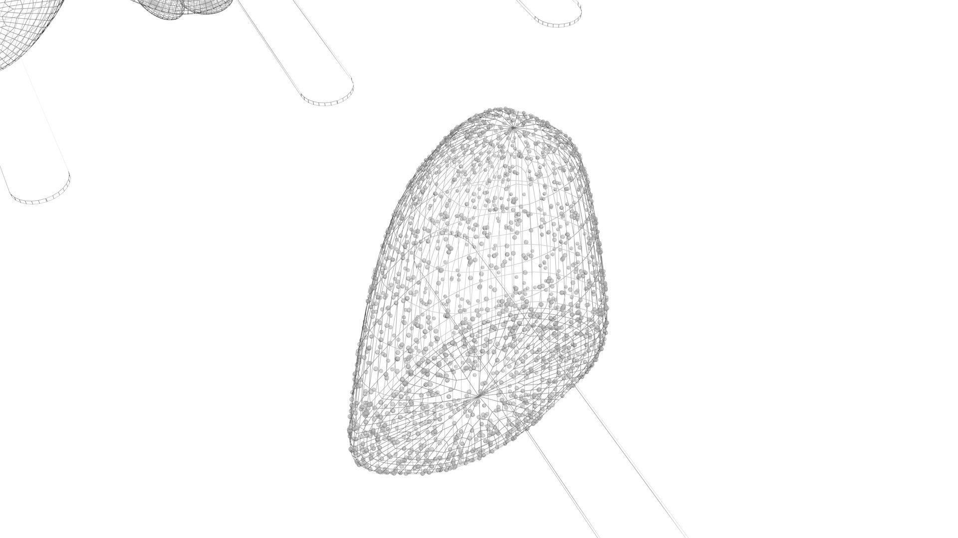 Banana Cake Pops Set 3D model_40