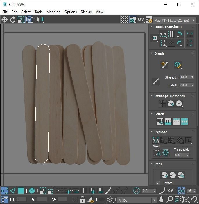 Banana Cake Pops Set 3D model_43