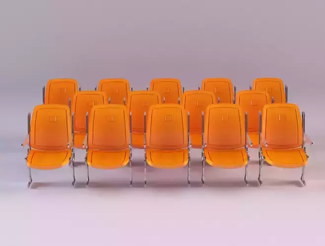 F5 stadium chairs 3D model