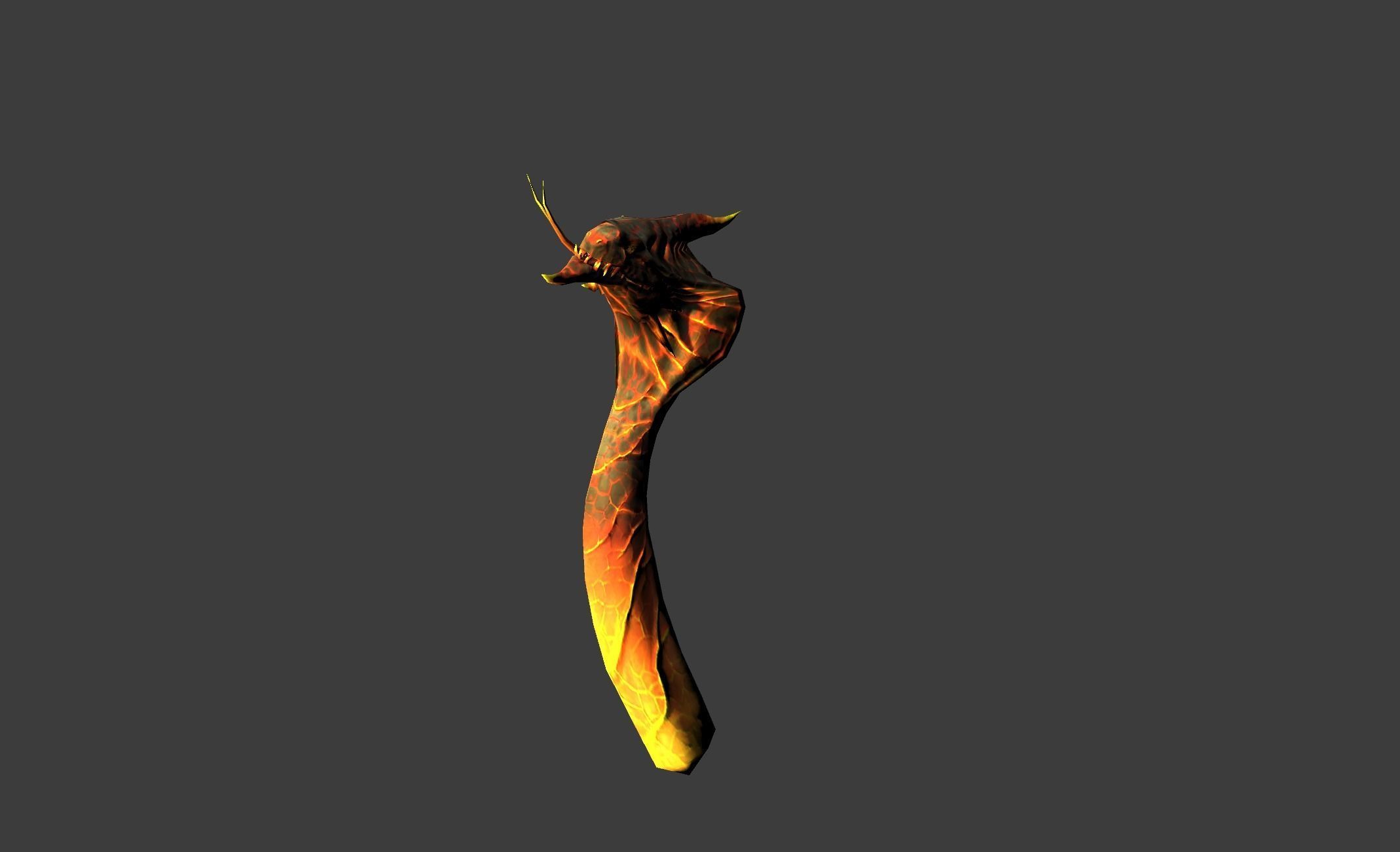 Mutant Hidra Myth Low-poly 3D model_19