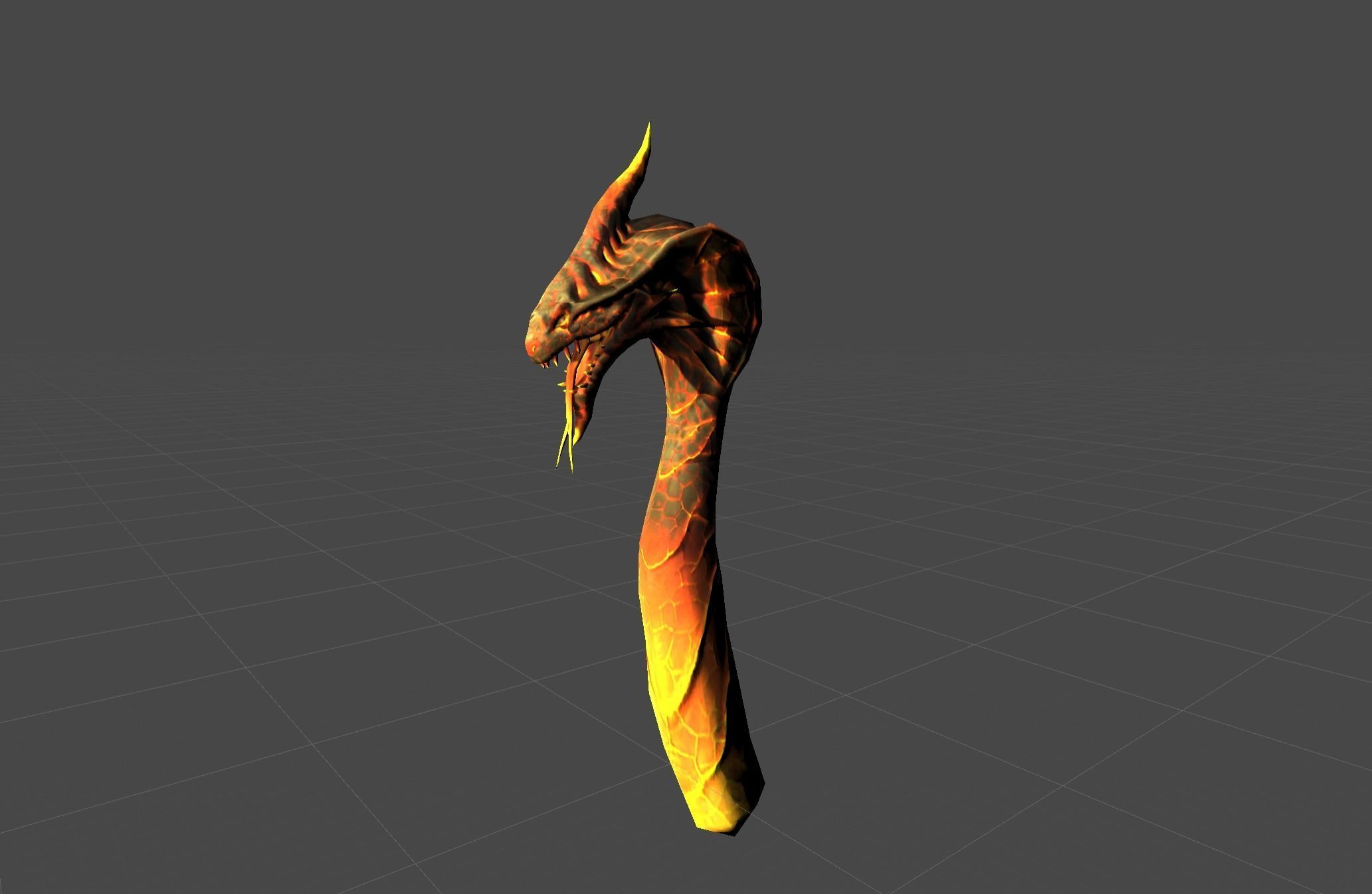 Mutant Hidra Myth Low-poly 3D model_16