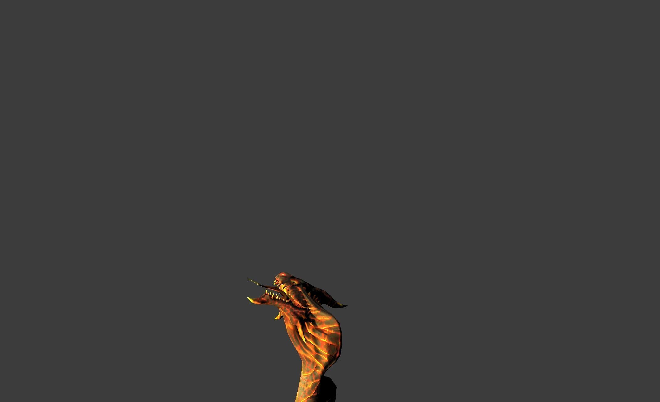 Mutant Hidra Myth Low-poly 3D model_15