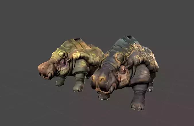 Hippo Mutant Animal