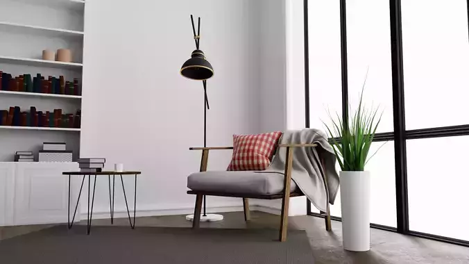 Reading place in living room