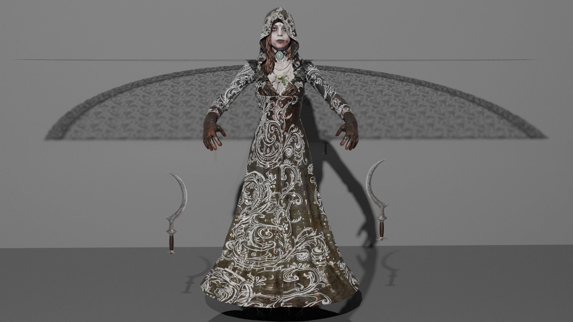 Daniela Dimitrescu 3D model_1