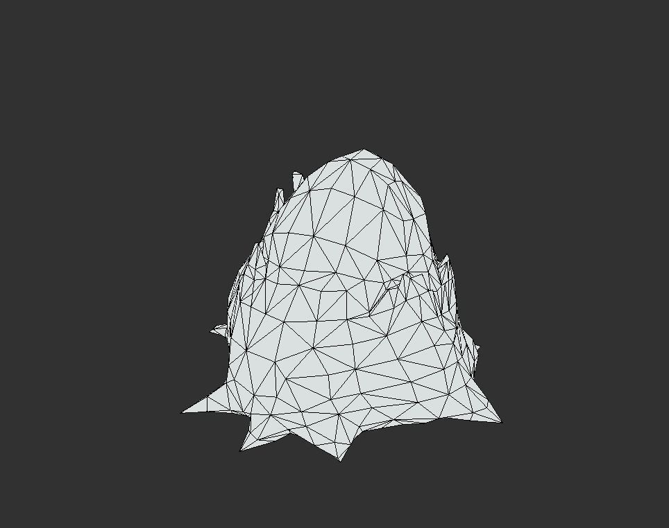 Alien Hive Low-poly 3D model_2