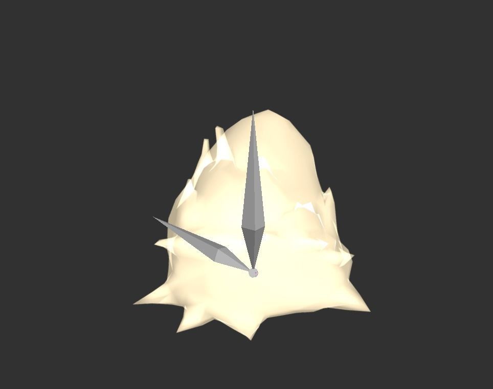 Alien Hive Low-poly 3D model_5