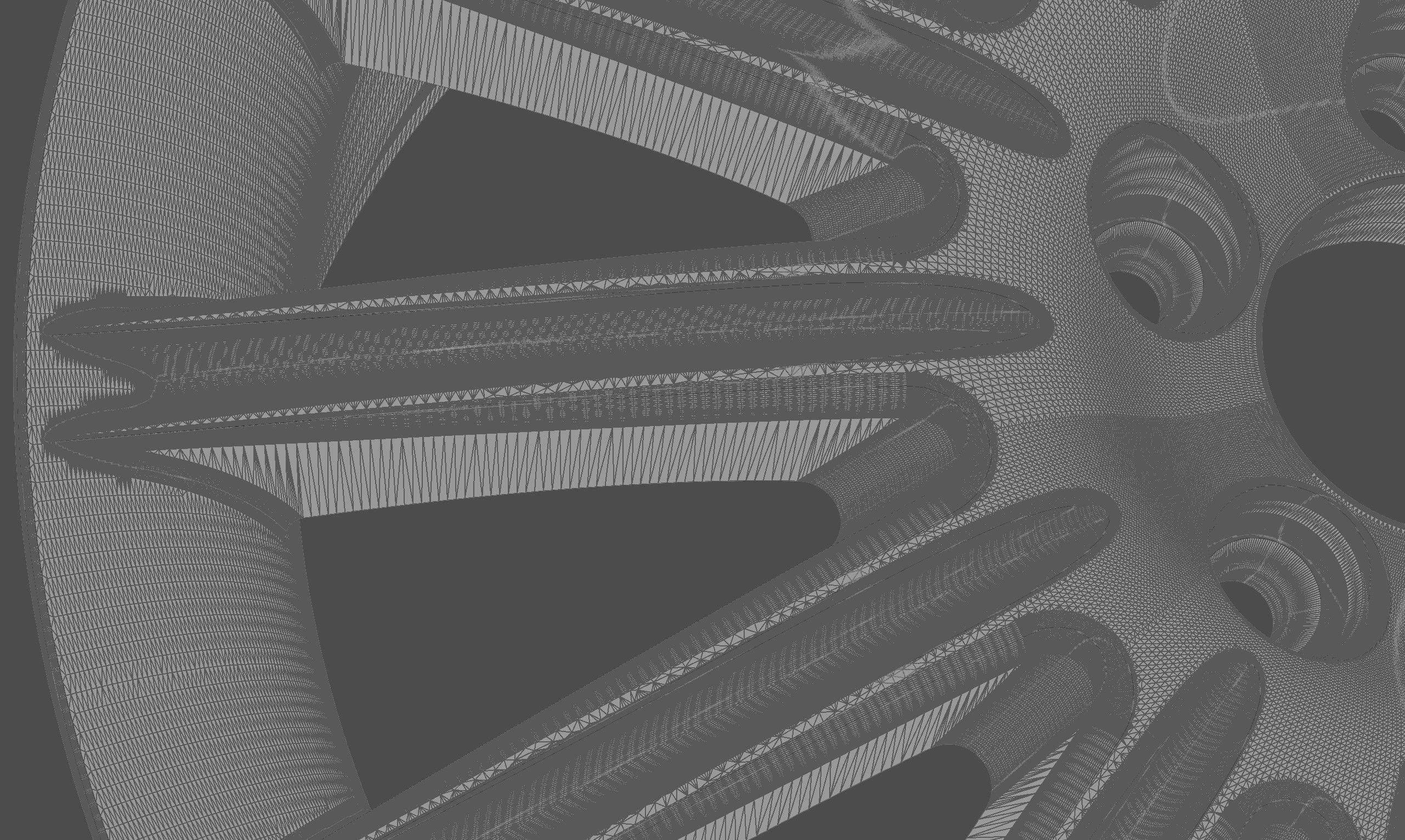 Original Maserati GT3200 rim wheel front 8 x 18 BBS design 3D model_3