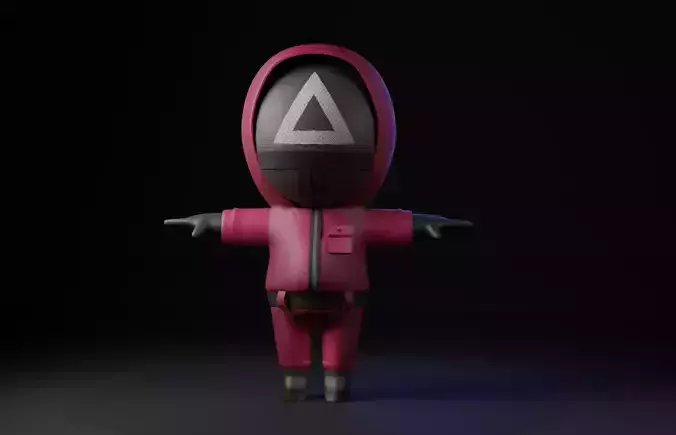 Squid Game - Soldiers 3D  model