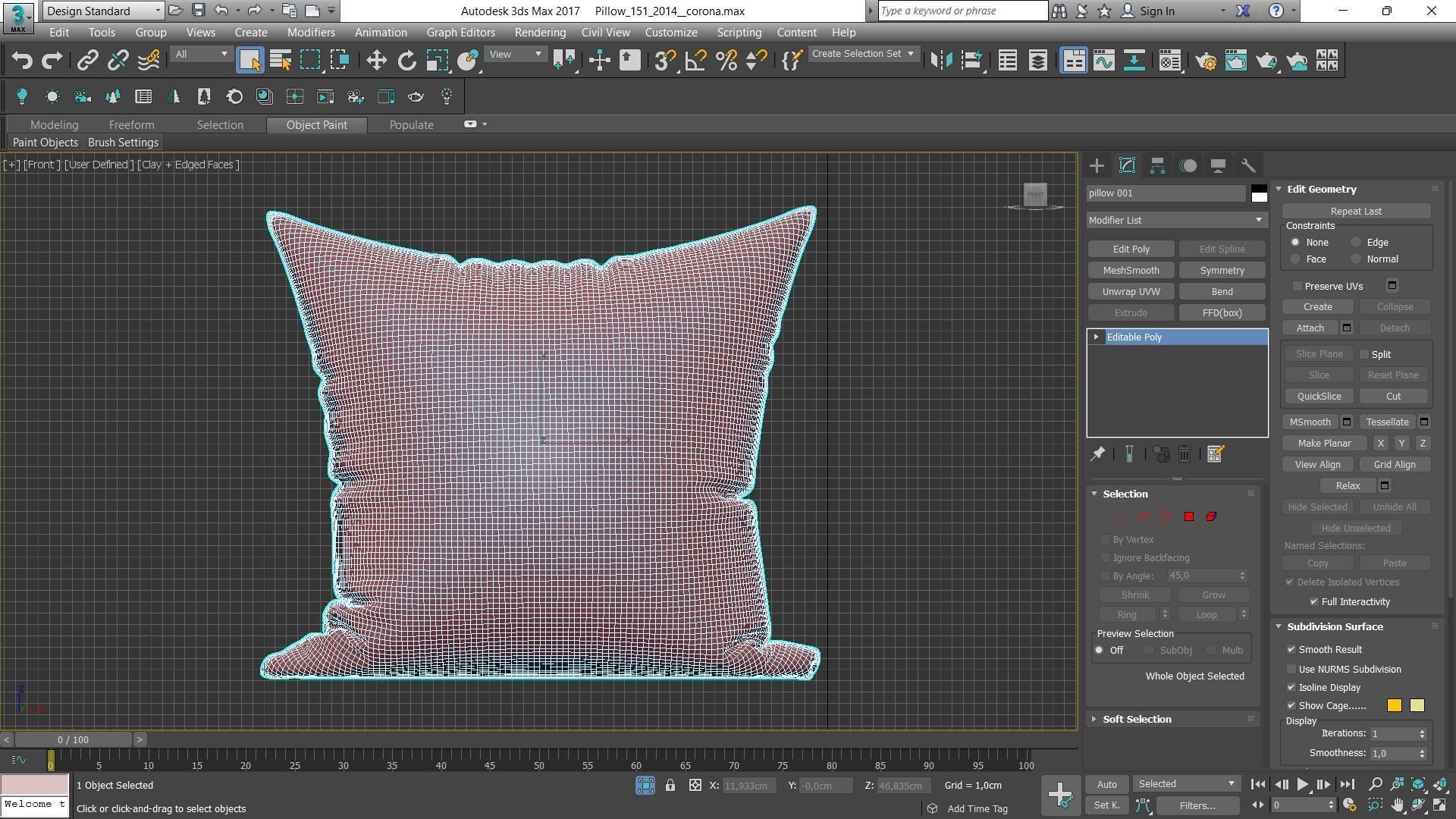 Decorative pillows Houzz set 151 3D model_5