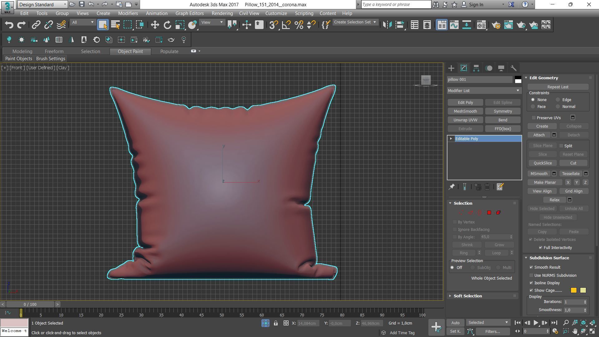 Decorative pillows Houzz set 151 3D model_4