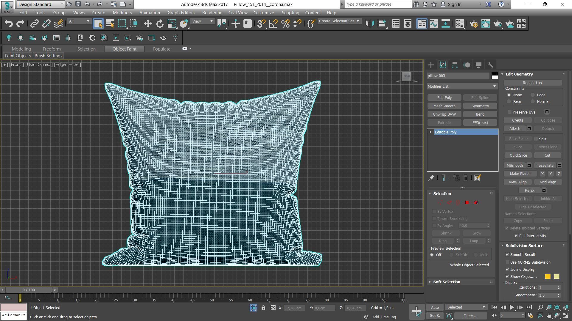 Decorative pillows Houzz set 151 3D model_9