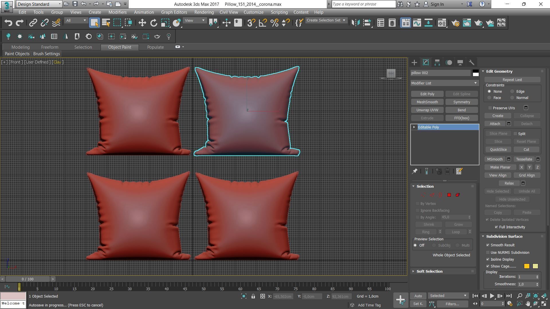 Decorative pillows Houzz set 151 3D model_20