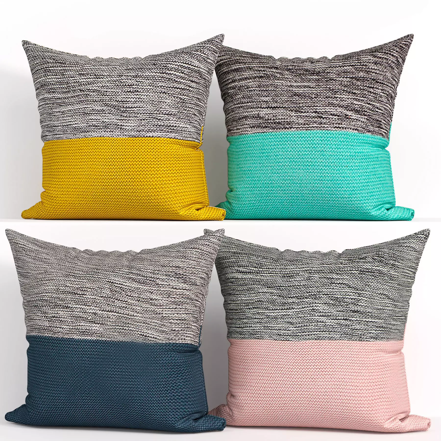 Decorative pillows Houzz set 151 3D model_0
