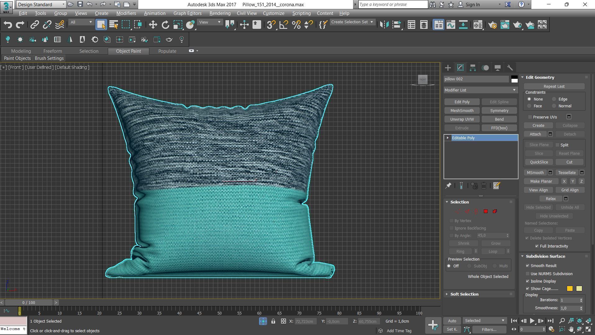 Decorative pillows Houzz set 151 3D model_6