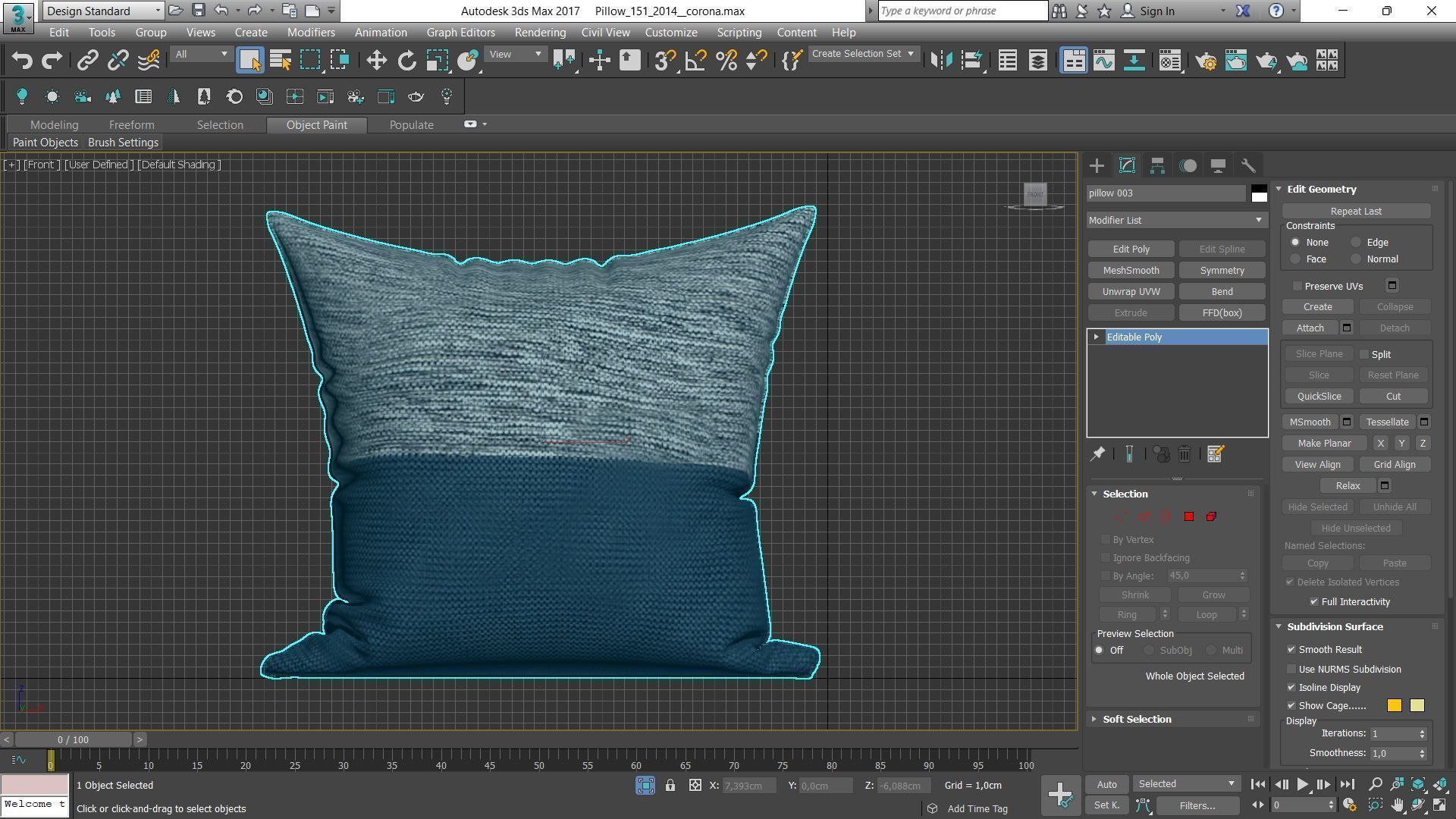 Decorative pillows Houzz set 151 3D model_8