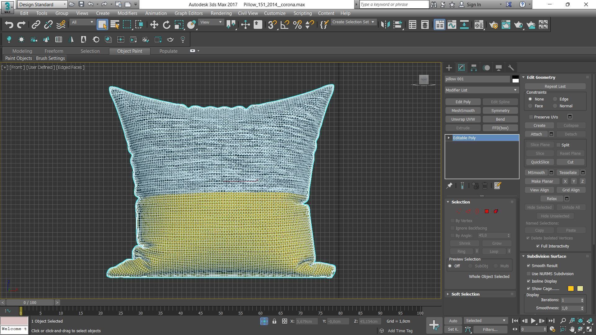 Decorative pillows Houzz set 151 3D model_3