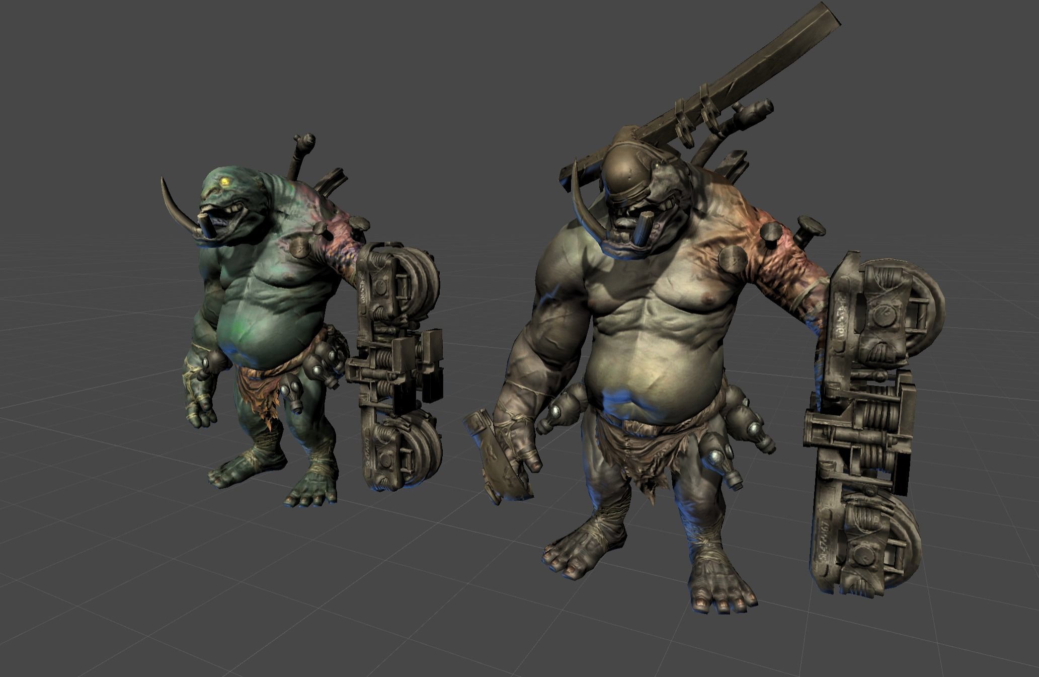 Iron Giant Mutant Low-poly 3D model_19