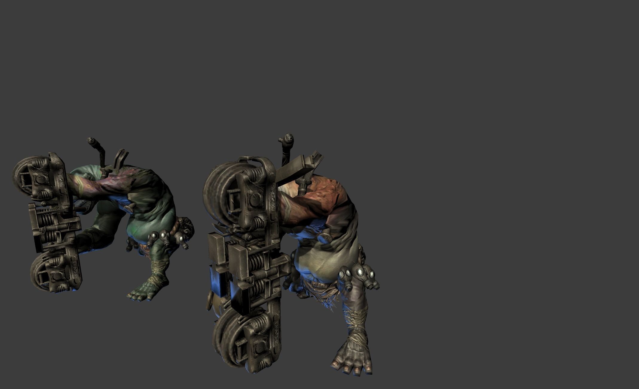 Iron Giant Mutant Low-poly 3D model_10