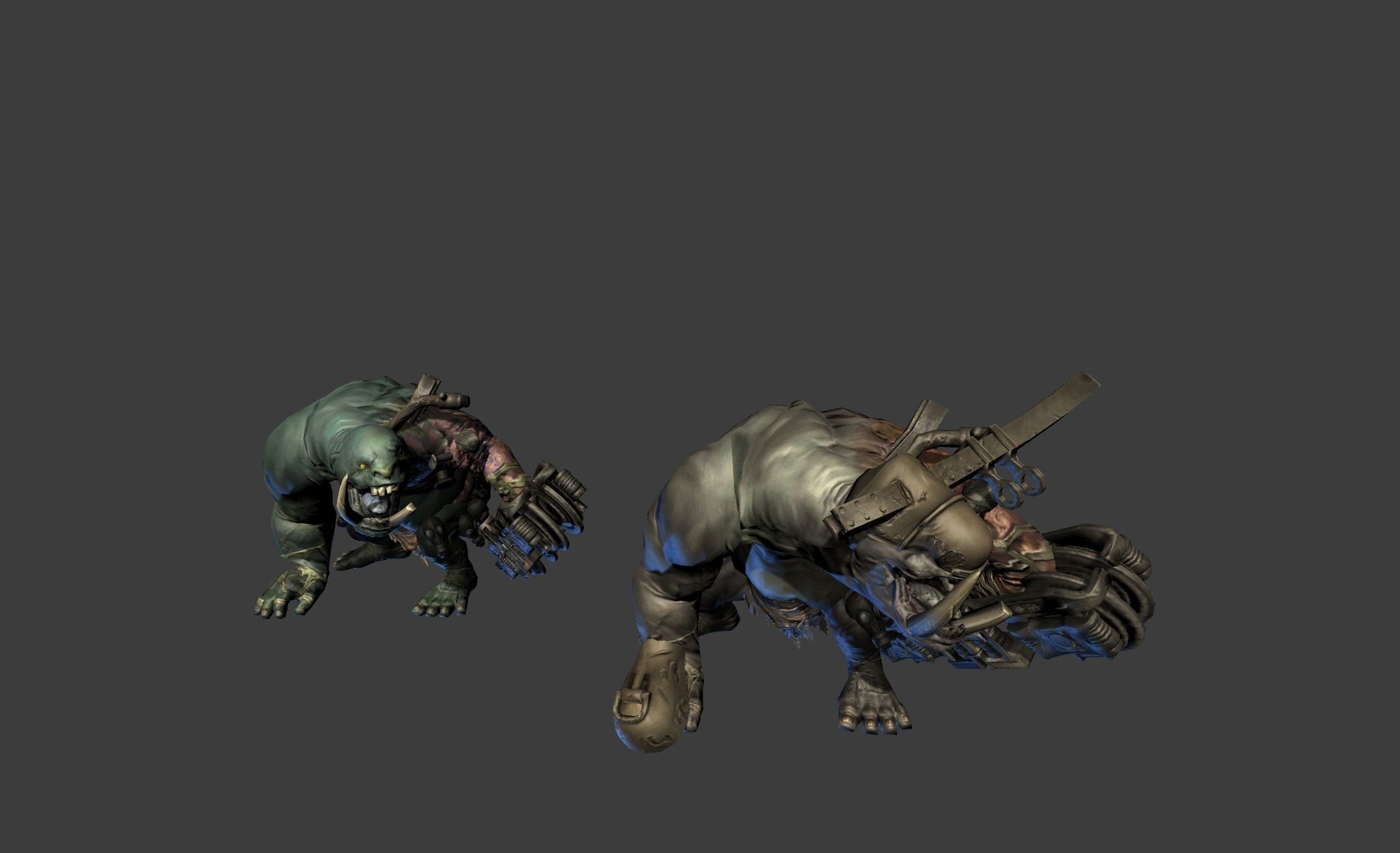 Iron Giant Mutant Low-poly 3D model_17