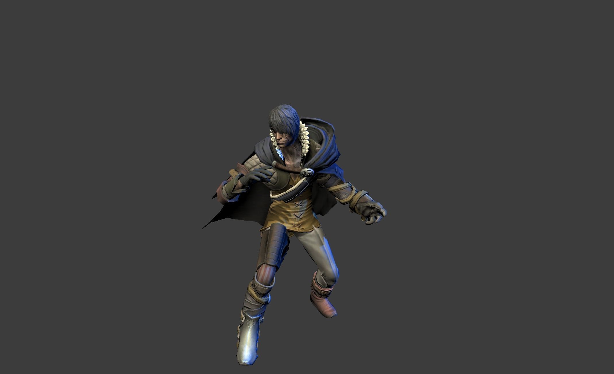 Man with a Secret Low-poly 3D model_18