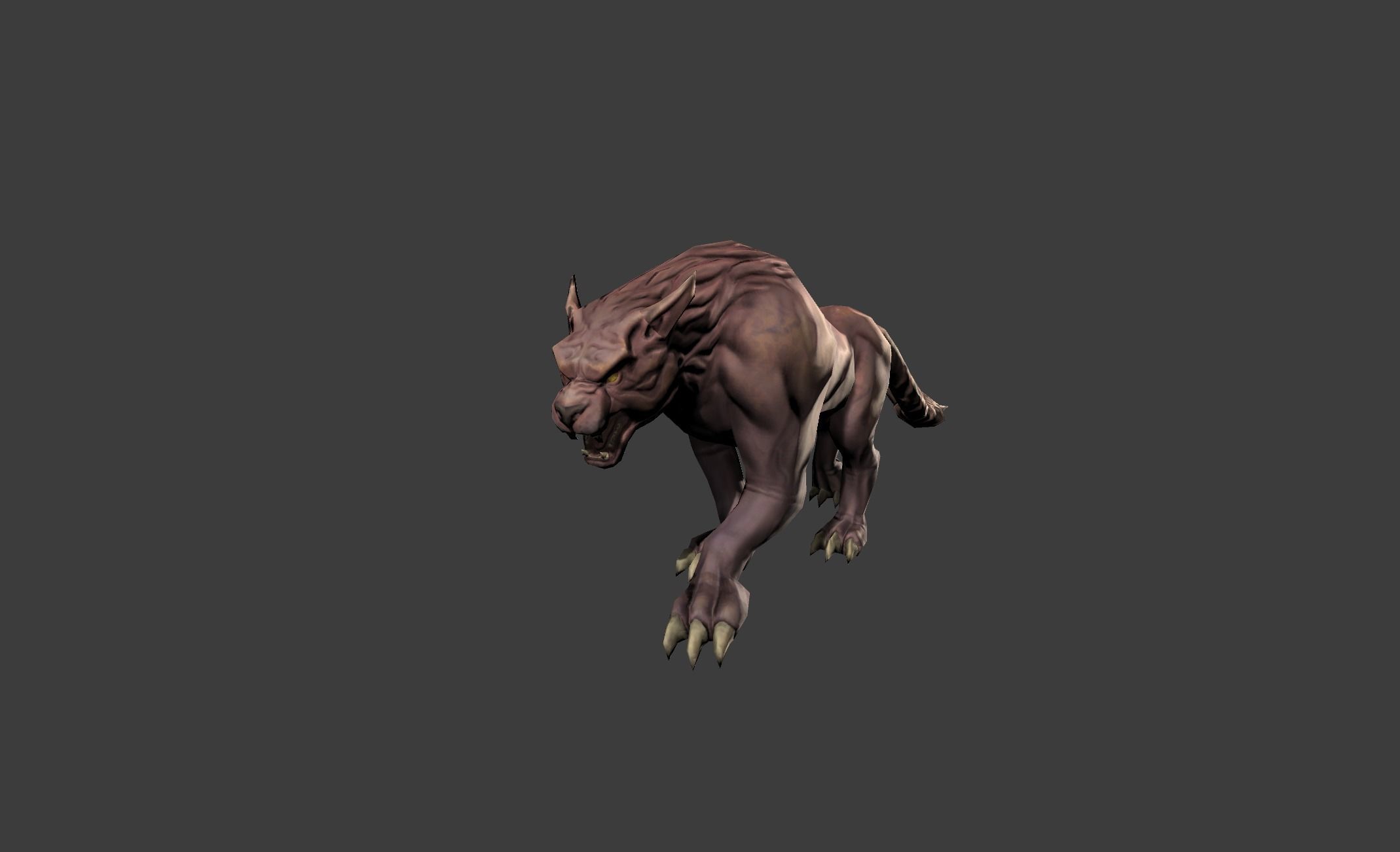 Beast Leopard Animal Low-poly 3D model_18