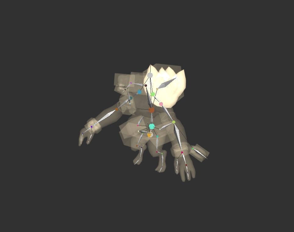 Lizard Beast Giant Alien Low-poly 3D model_2