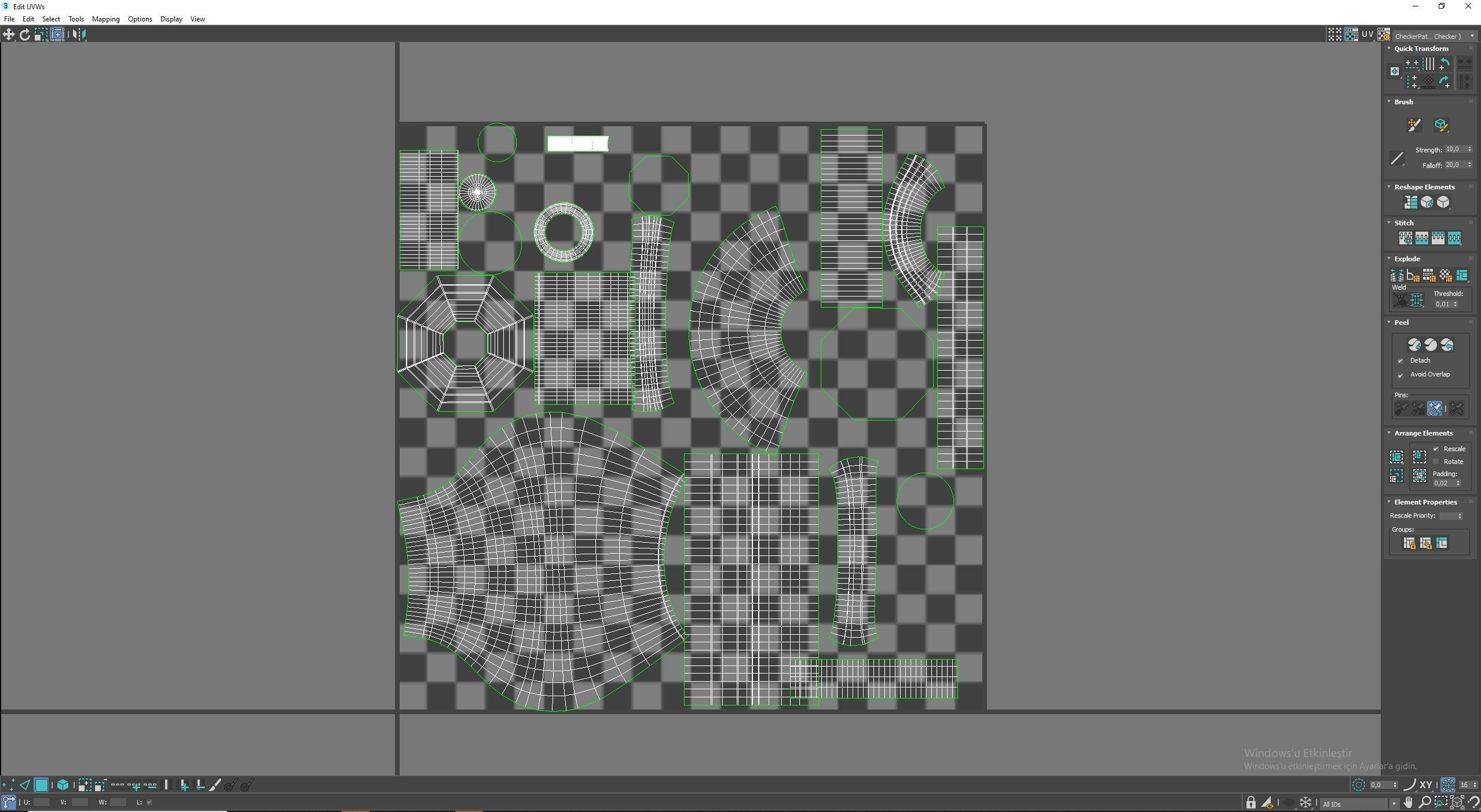 Candle Holder  Low-poly 3D model_7