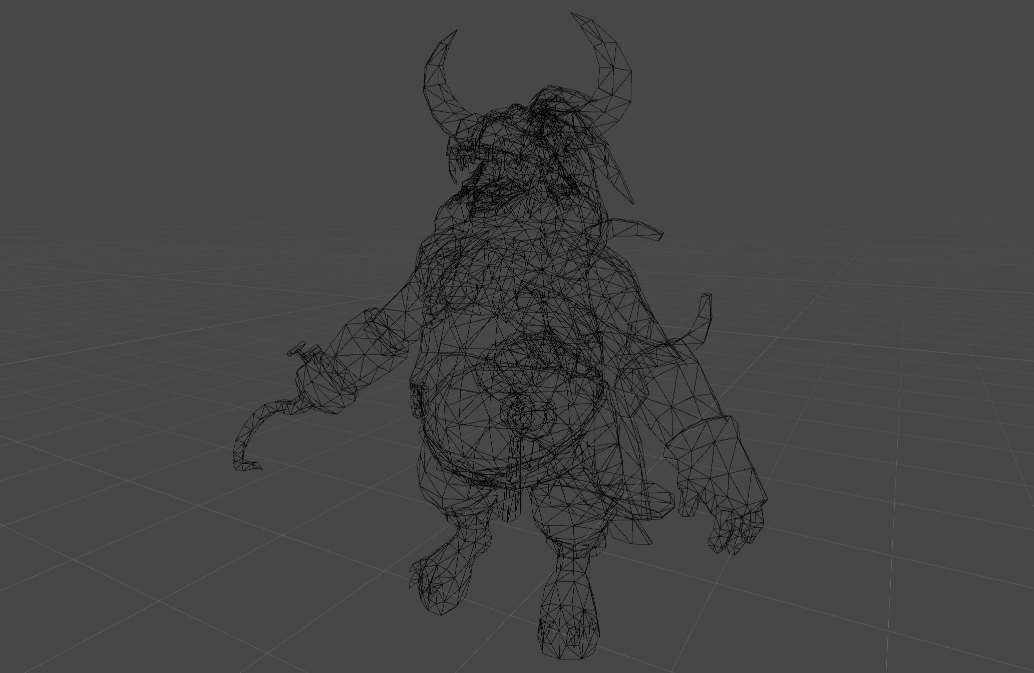 Duck Fighter Beast Chief Low-poly 3D model_7