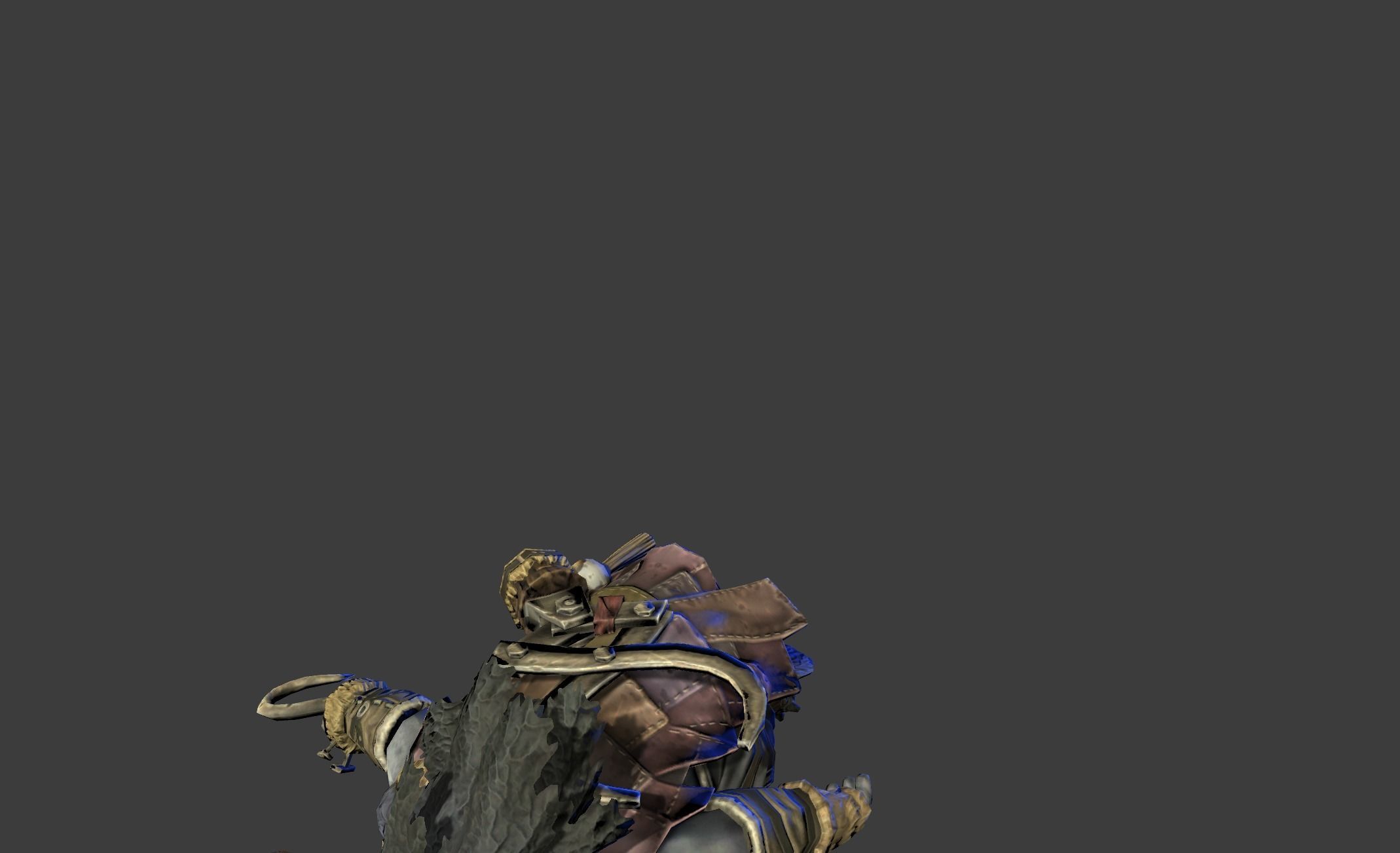 Duck Fighter Beast Chief Low-poly 3D model_16