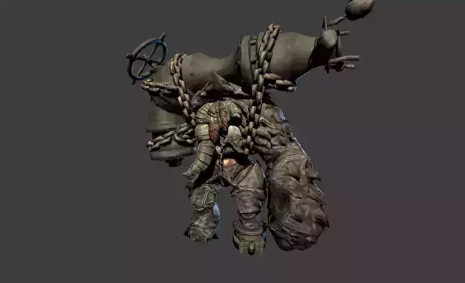 Demon Giant Mutant Alien Fighter