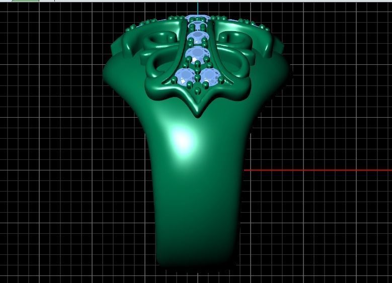 cross ring 3D print model_4