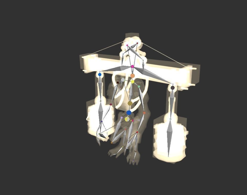 Demon Giant Mutant  Fighter Low-poly 3D model_2