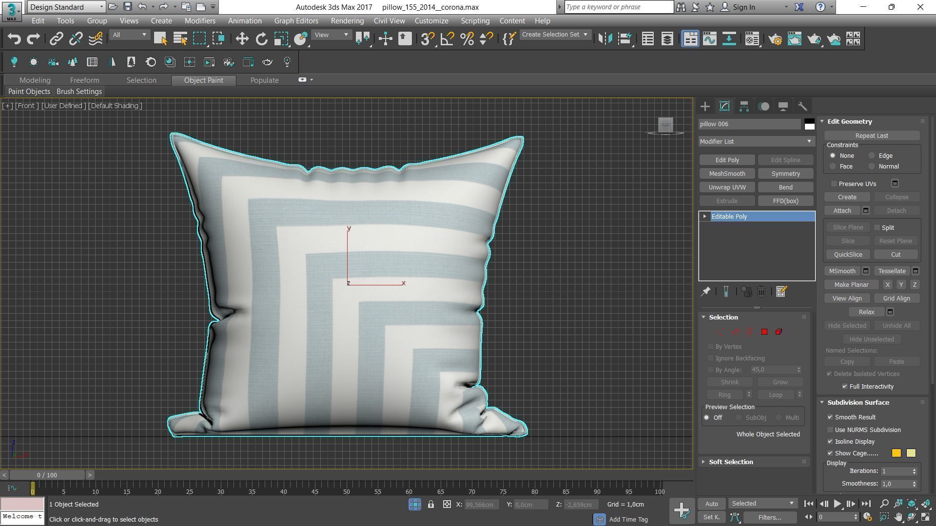 Decorative pillows Houzz set 155 3D model_14