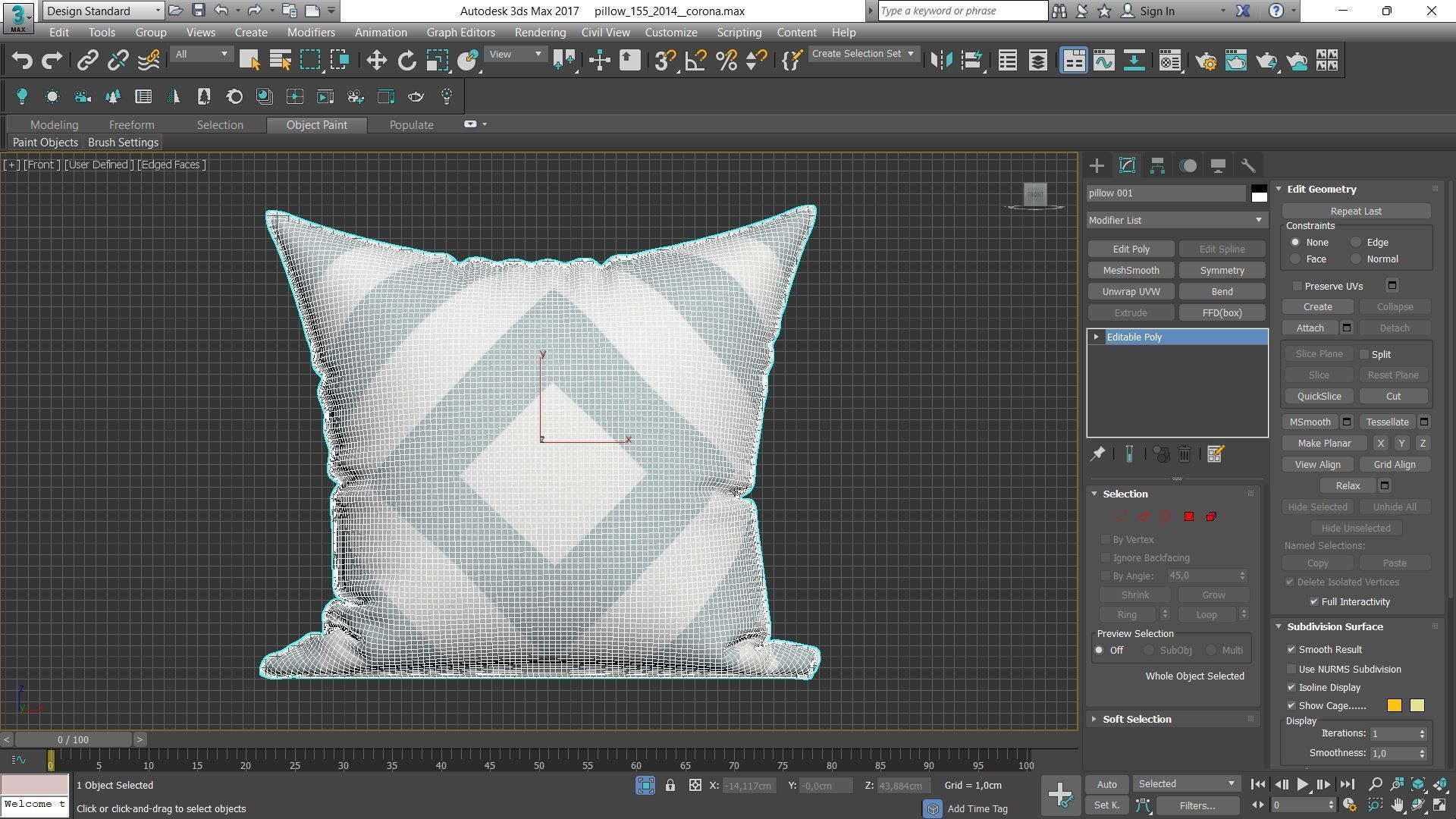 Decorative pillows Houzz set 155 3D model_3