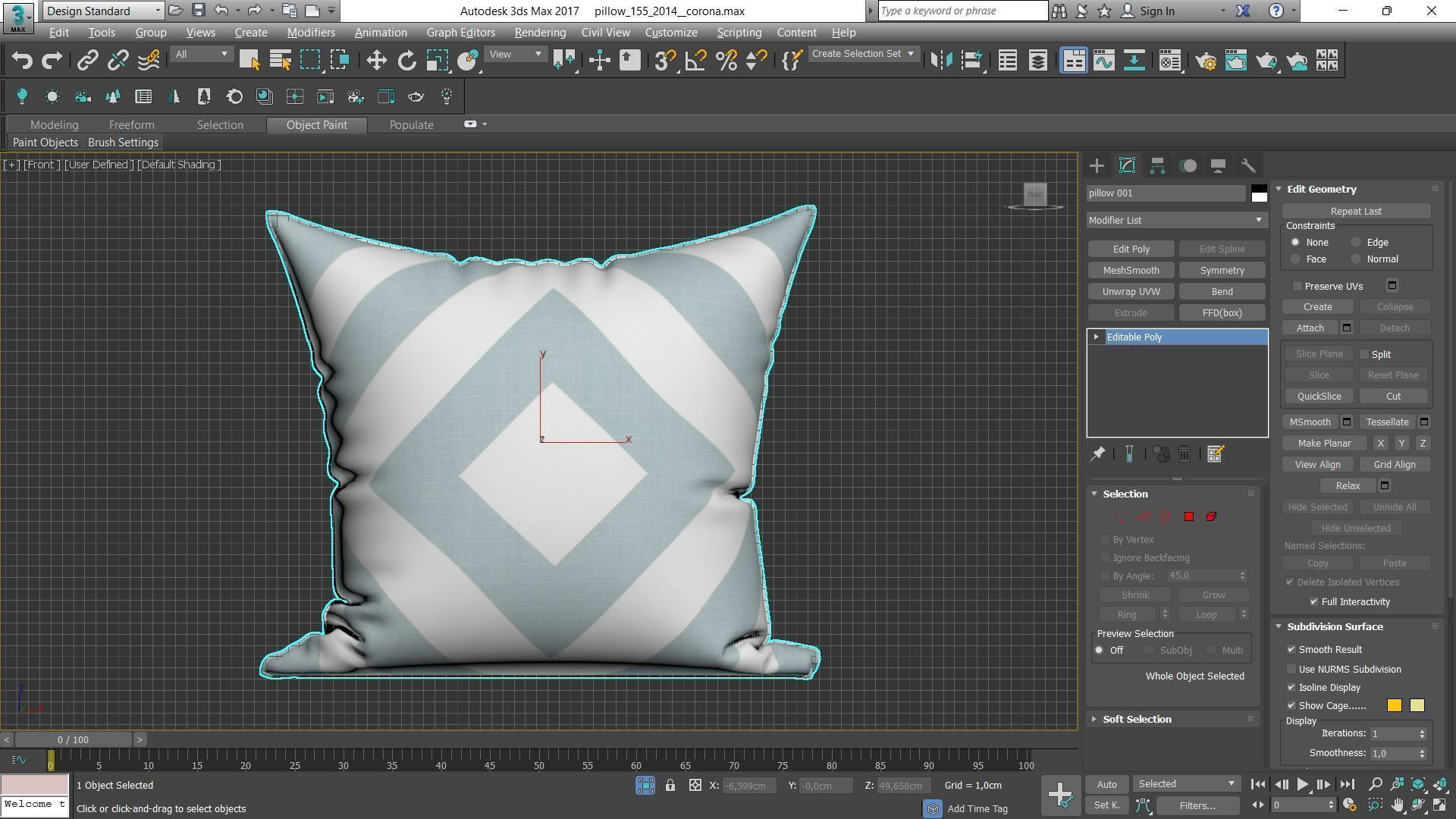 Decorative pillows Houzz set 155 3D model_2