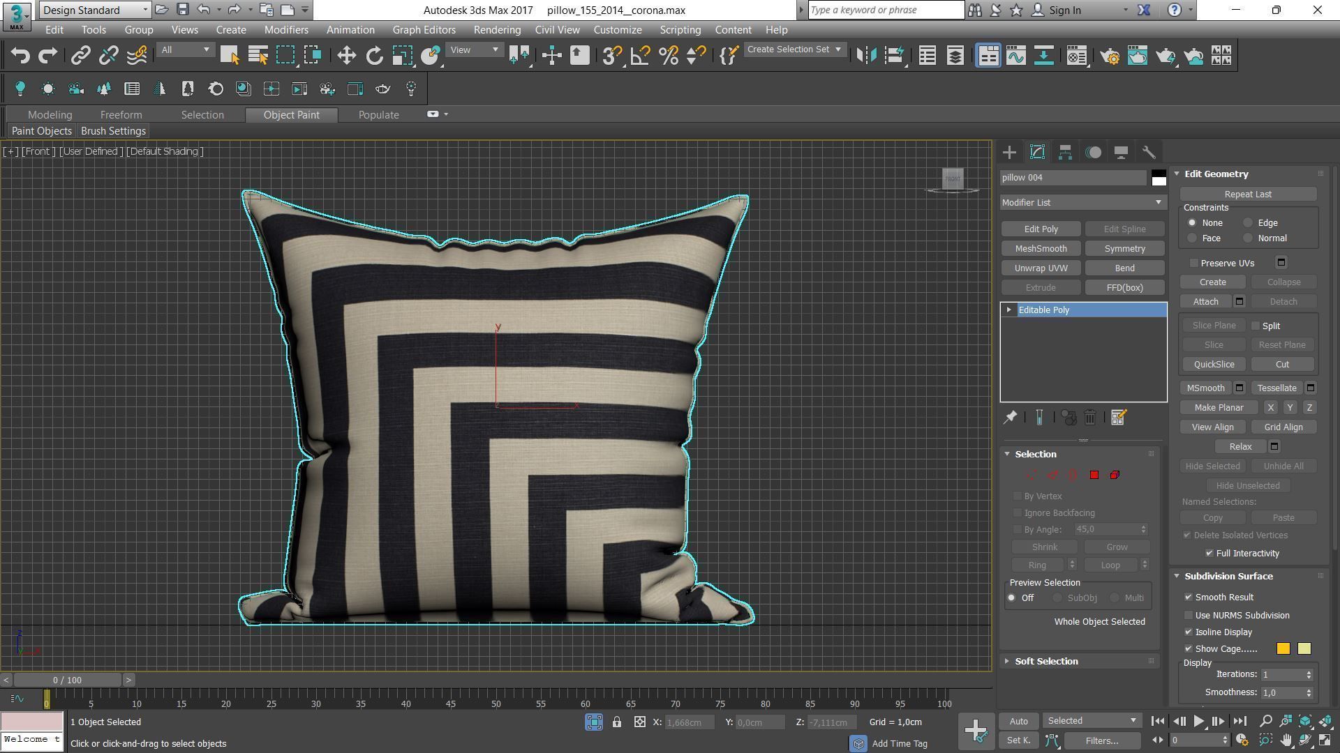 Decorative pillows Houzz set 155 3D model_10