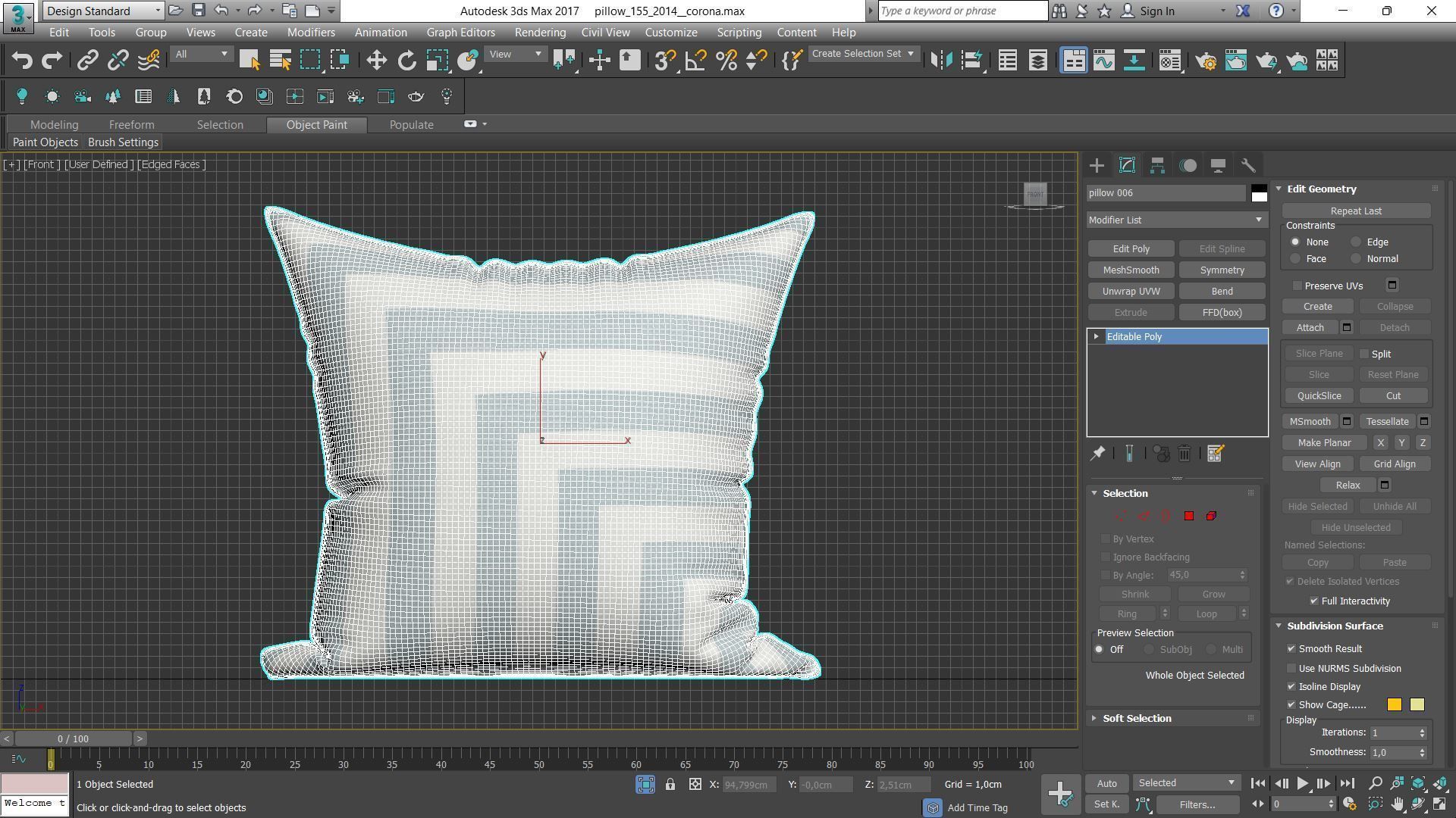 Decorative pillows Houzz set 155 3D model_15