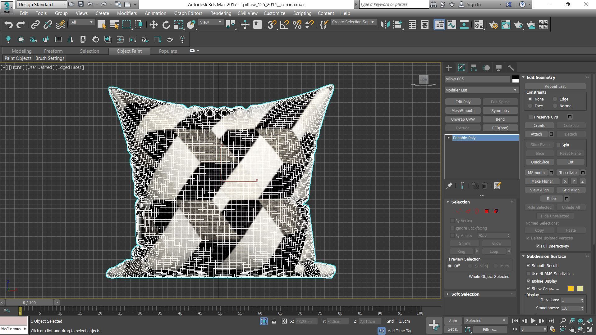 Decorative pillows Houzz set 155 3D model_13