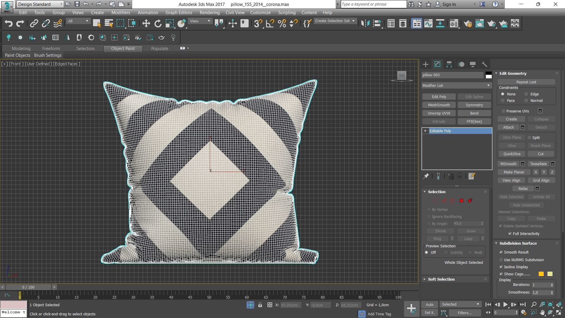 Decorative pillows Houzz set 155 3D model_9