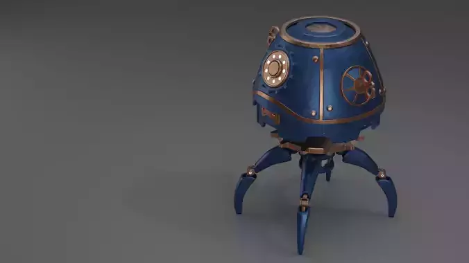 Four - legged Robot Free 3D model